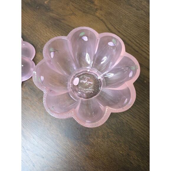 Shelley Fenton Signed Covered Candy Dish Pink Chiffon Spring Splendor Limited Ed - Picture 8 of 16